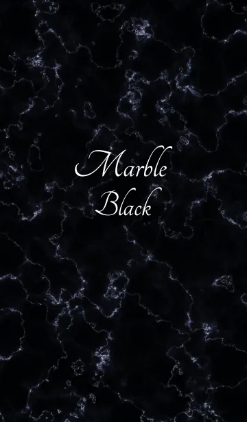 [LINE着せ替え] Simple Marble Blackの画像1