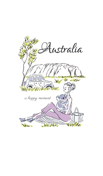 [LINE着せ替え] Australia -a happy moment-の画像1