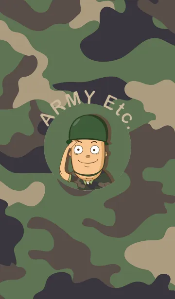 [LINE着せ替え] Army etc.の画像1