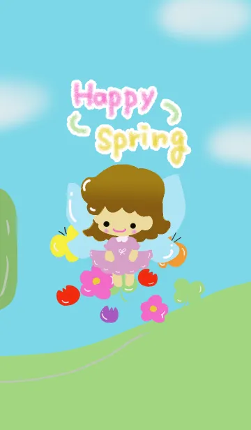 [LINE着せ替え] Happy Springの画像1