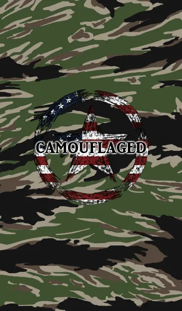 [LINE着せ替え] Camouflaged -TigerStripe-の画像1