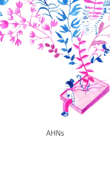[LINE着せ替え] ahns_02_bookの画像1