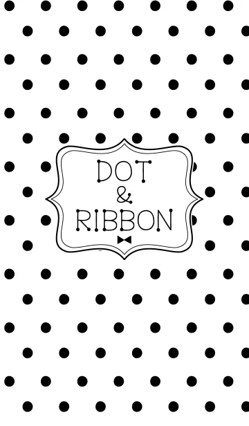 [LINE着せ替え] Dot and Ribbonの画像1