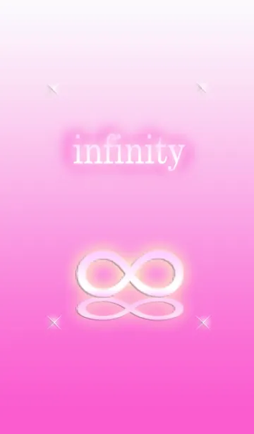 [LINE着せ替え] しんぷる無限大4（ピンク）の画像1