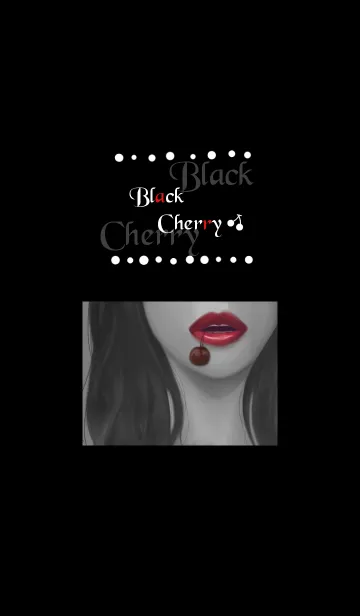 [LINE着せ替え] "Black Cherry"の画像1