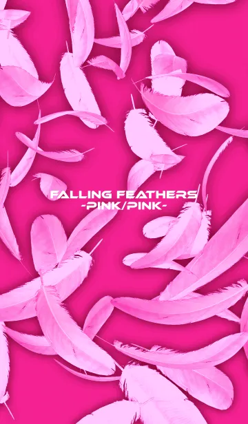 FALLING FEATHERS -PINK/PINK-の着せ替えメイン画像