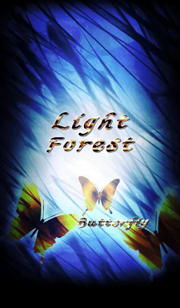 [LINE着せ替え] Light Forest Butterflyの画像1