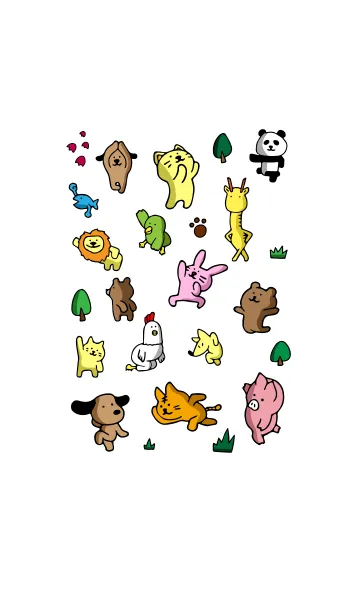 Posing Animalsの着せ替えメイン画像