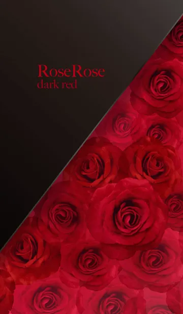 [LINE着せ替え] RoseRose darkredの画像1