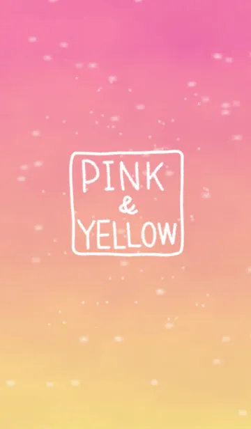 [LINE着せ替え] PINK ＆ YELLOWの画像1
