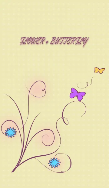Flowers and butterfliesの着せ替えメイン画像