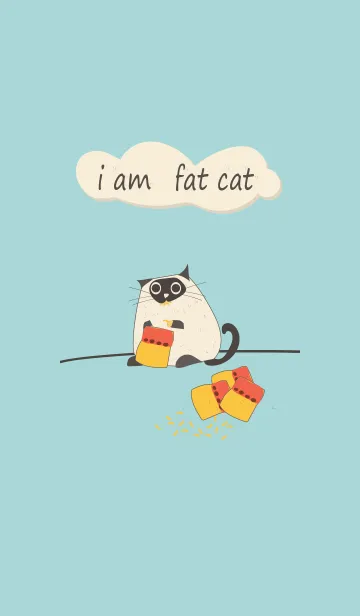 [LINE着せ替え] i am fat catの画像1