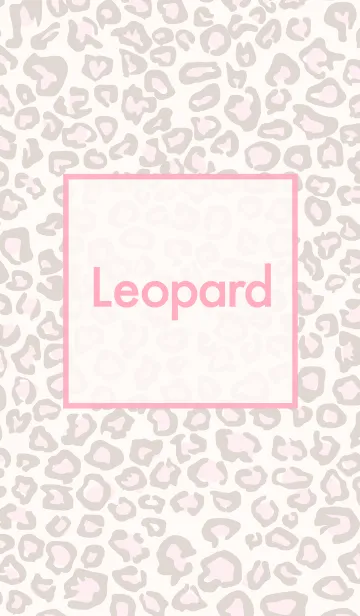 [LINE着せ替え] Leopard light pinkの画像1