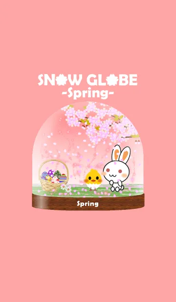 [LINE着せ替え] Snow Globe -spring-の画像1
