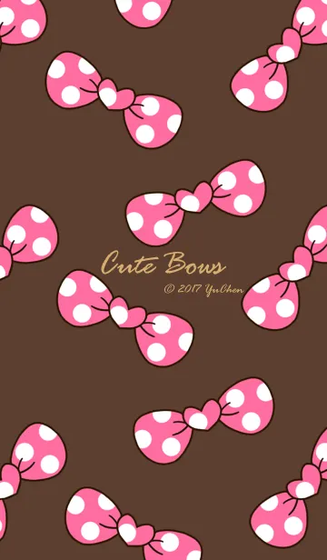 [LINE着せ替え] Cute Bows 4の画像1