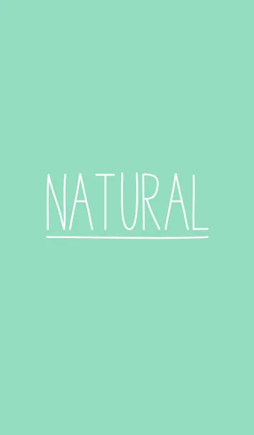 [LINE着せ替え] NATURAL mintの画像1