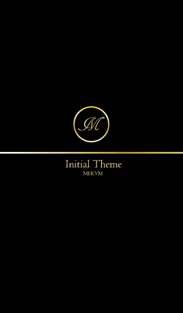 [LINE着せ替え] Initial M Theme.の画像1