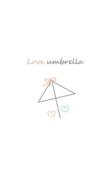 [LINE着せ替え] love umbrella.の画像1