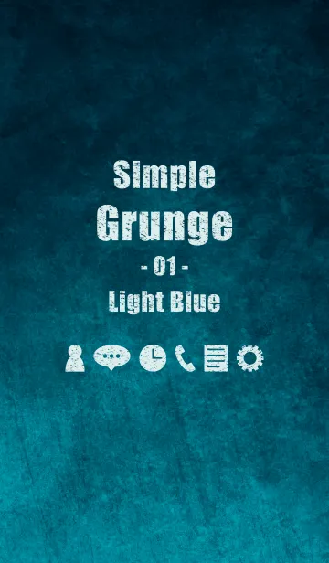 [LINE着せ替え] シンプル グランジ 01 ライトブルーの画像1
