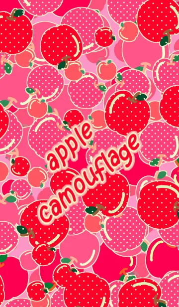 [LINE着せ替え] りんごの迷彩の画像1