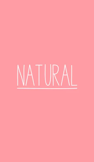 [LINE着せ替え] NATURAL light pinkの画像1