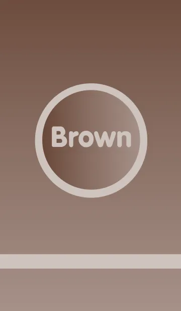 [LINE着せ替え] Simple Brown theme v.2の画像1