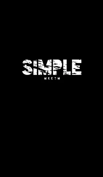 [LINE着せ替え] SIMPLE-Black-の画像1