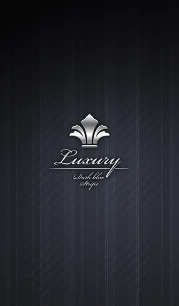 Luxury / Dark blue stripeの着せ替えメイン画像