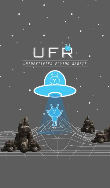 [LINE着せ替え] UFR : Space Rabbitの画像1