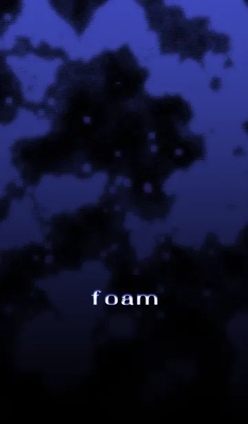 [LINE着せ替え] foam [Blue]の画像1