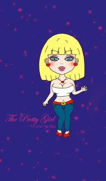 [LINE着せ替え] The Pretty Girlの画像1