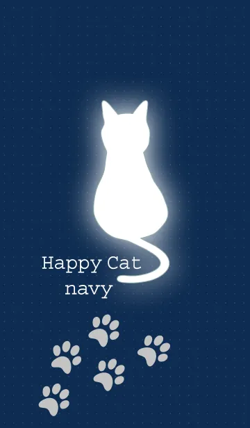 Happy Cat Navyの着せ替えメイン画像