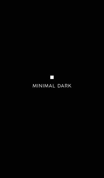 [LINE着せ替え] MINIMAL DARKの画像1