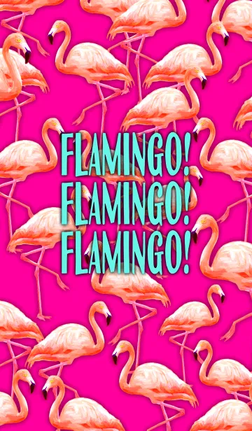 [LINE着せ替え] Flamingo！ Flamingo！ Flamingo！ kaiの画像1