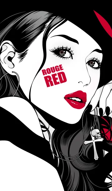 [LINE着せ替え] ROUGE REDの画像1