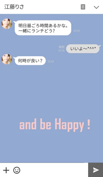[LINE着せ替え] Live, Love, Laugh and be Happy！vol.2の画像3