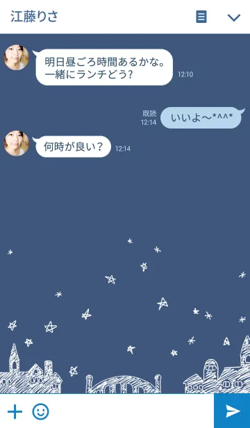 [LINE着せ替え] nightfallの画像3