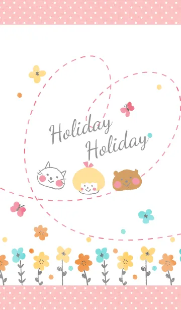 [LINE着せ替え] holiday holidayの画像1