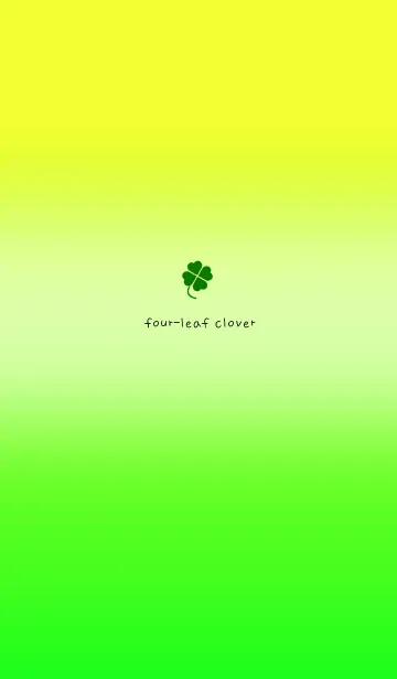 [LINE着せ替え] しあわせの四つ葉のクローバーの画像1
