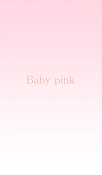 [LINE着せ替え] baby pink color -simple-の画像1