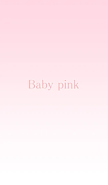 baby pink color -simple-のLINE着せ替え