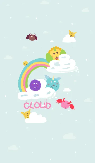 [LINE着せ替え] モンスタークラウドの画像1