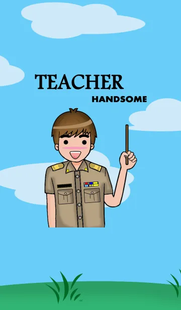[LINE着せ替え] Handsome teacherの画像1