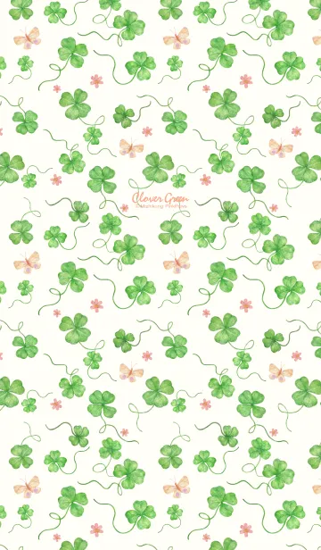 [LINE着せ替え] Clover Greenの画像1