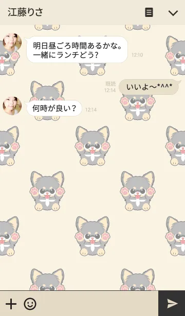 [LINE着せ替え] チワワのアンちゃんの画像3