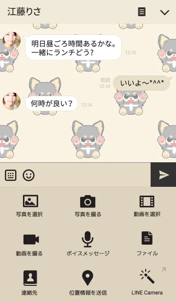 [LINE着せ替え] チワワのアンちゃんの画像4