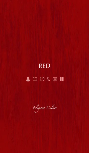 [LINE着せ替え] Elegant Colors -RED-の画像1