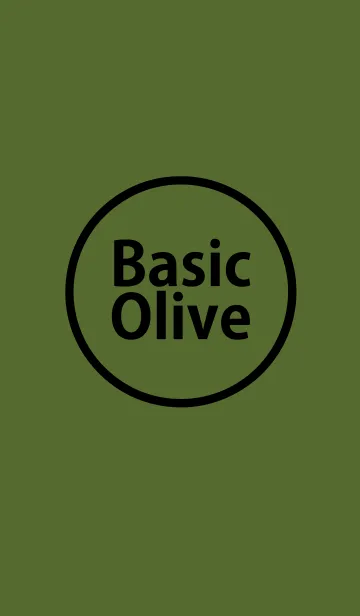 [LINE着せ替え] Basic Oliveの画像1