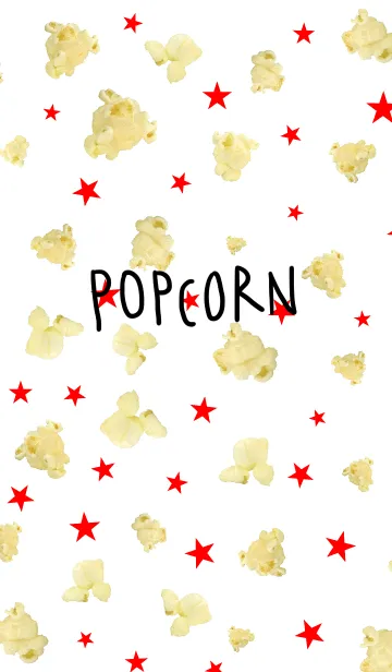 [LINE着せ替え] シンプル×ポップコーンの画像1