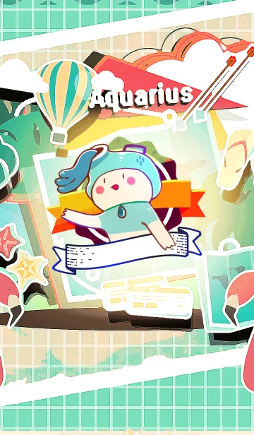 [LINE着せ替え] I love Aquarius.の画像1